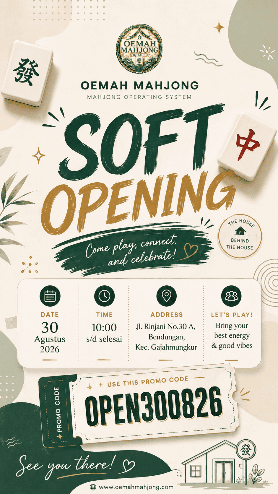 Poster Soft Opening